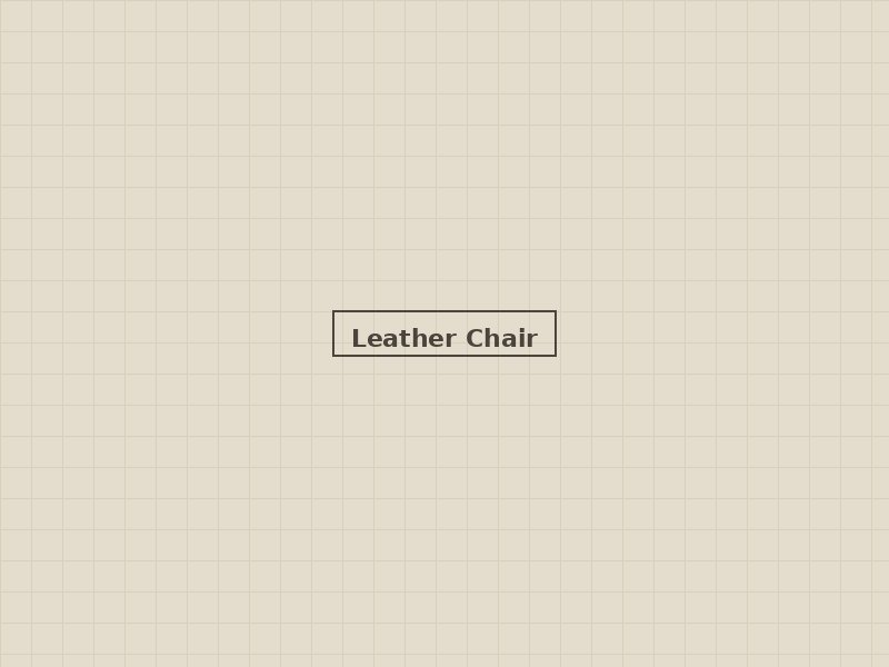 Brown leather executive office chair, second hand, Qatar