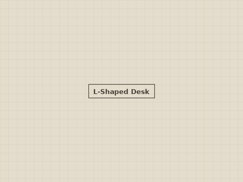 L-shaped office workstation desk, used, Doha Qatar